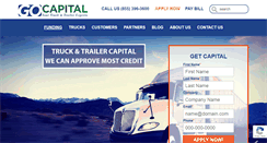 Desktop Screenshot of gotruckcapital.com